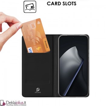 Dux Ducis Skin Pro dirbtinės odos dėklas - juodas (Xiaomi 17T) Dux Ducis Skin Pro dirbtinės odos dėklas - juodas (Xiaomi 17T)